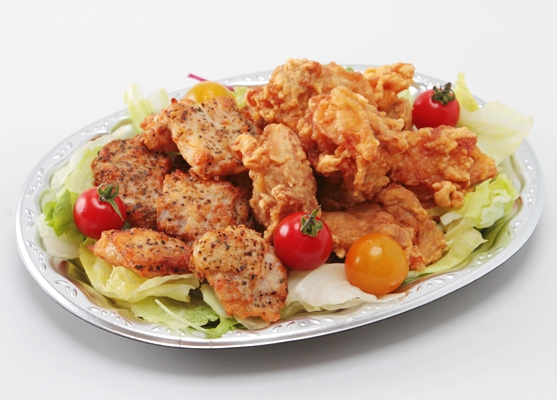 ハーブグリルチキンと唐揚げ画像