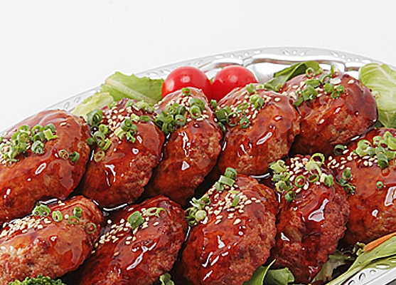 ハンバーグ 照り焼き画像
