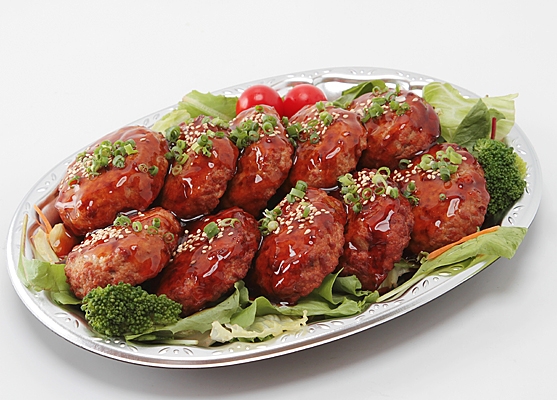 ハンバーグ 照り焼き画像