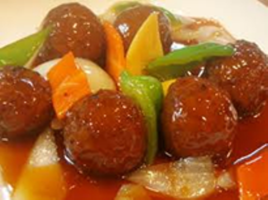 肉団子甘酢あん画像
